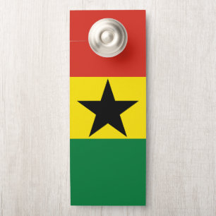 Affichette De Porte Drapeau du Ghana