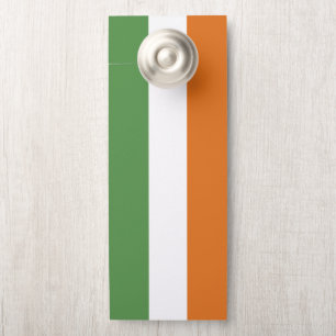 Affichette De Porte Drapeau irlandais