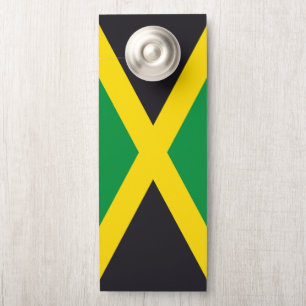 Affichette De Porte Drapeau jamaïcain