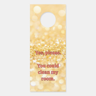 Affichette De Porte Éclats d'or