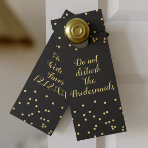 Affichette De Porte Femme d'honneur de mariage Favoriser les Affichett