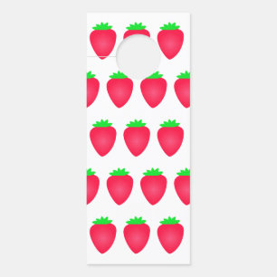 Affichette De Porte Fraise Motif Filles Garçons Nursery Décor Cute