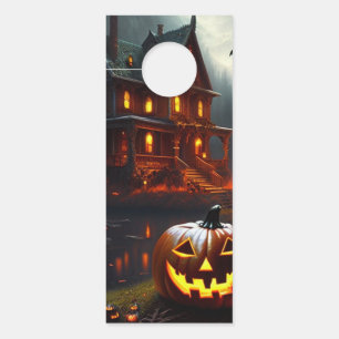 Affichette De Porte Halloween/Citrouille/Automne