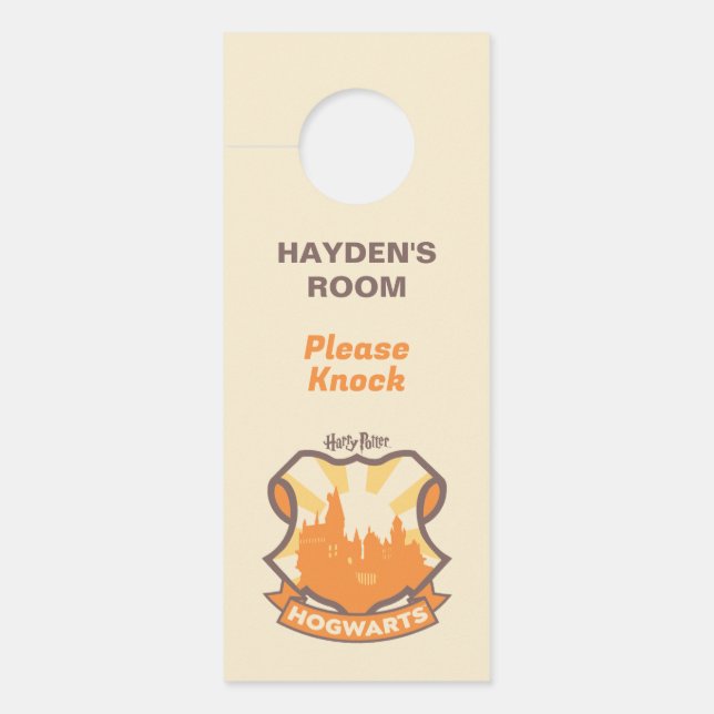 Affichette De Porte HARRY POTTER™ | Summer Magic HOGWARTS™ Crest (Devant)