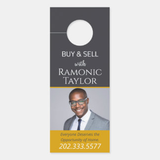 Affichette de porte immobilier