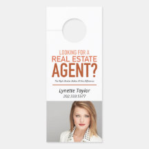 Affichette de porte immobilier