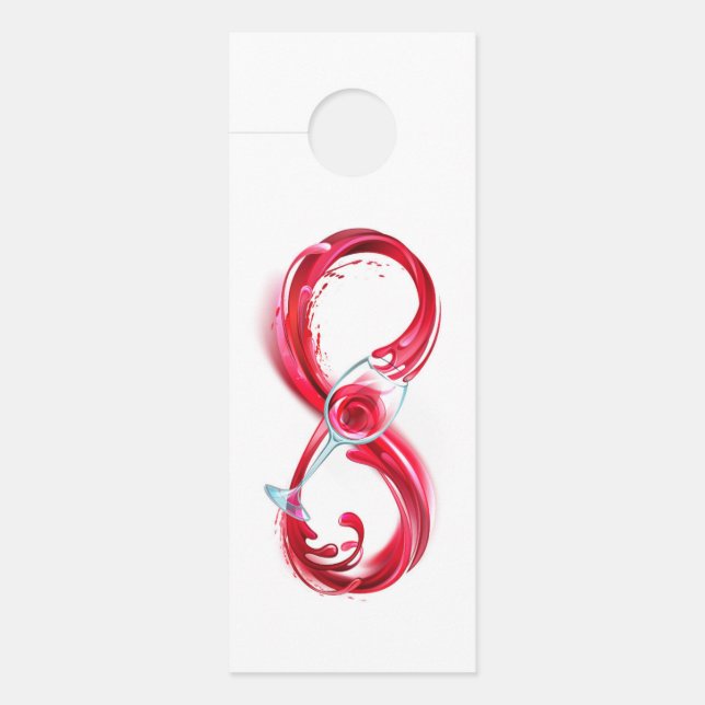 Affichette De Porte Infinity (Devant)