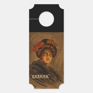 Affichette De Porte Karama : Pièce de théâtre Romance de geisha japona