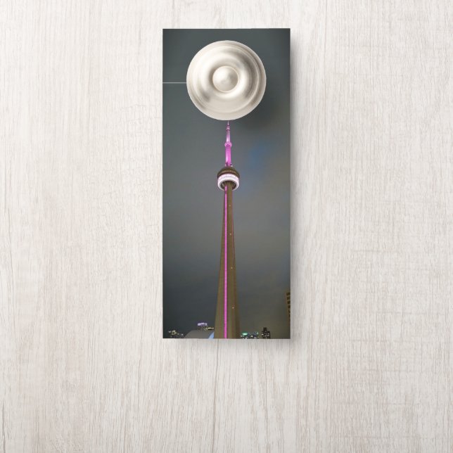 Affichette De Porte La tour CN ne dérange pas par RoseWrites (Sur le bouton)