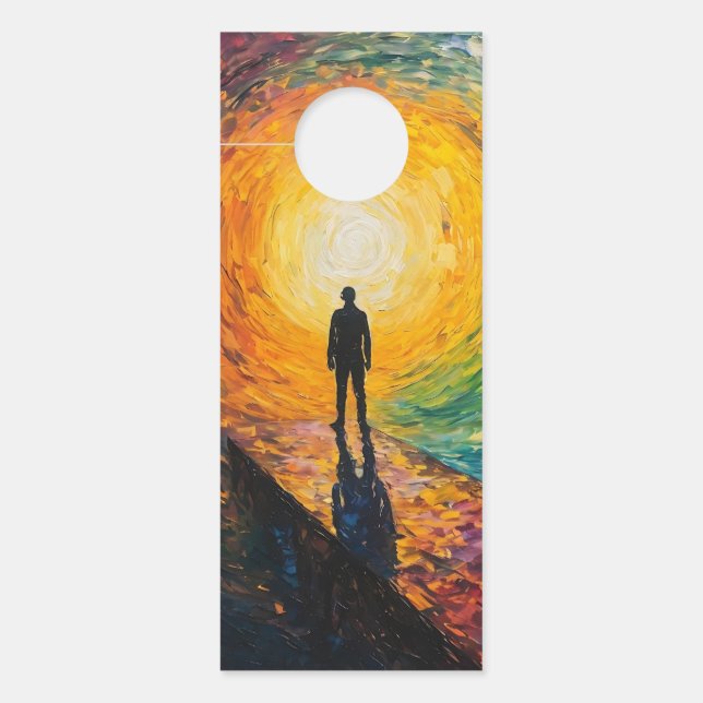 Affichette De Porte Le bord de la dimension (Devant)