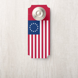 Affichette De Porte Le Cercle des étoiles, drapeau américain par Betsy