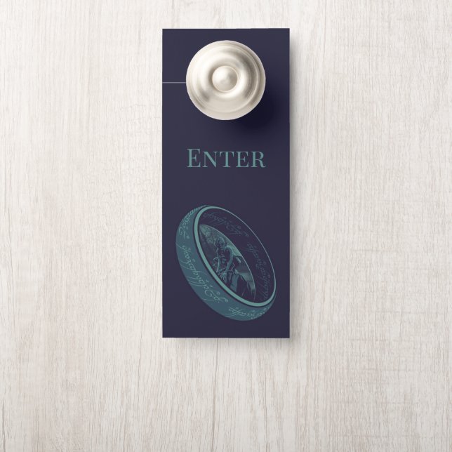 Affichette De Porte LE graphique ONE RING™ GOLLUM™ (Sur le bouton)