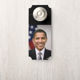 Affichette De Porte Le président américain élu Barack Obama