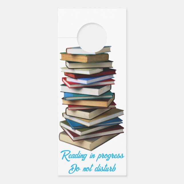 Affichette De Porte Lecture en cours (Devant)