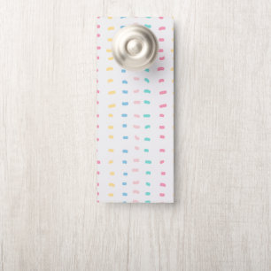 Affichette De Porte Lignes motifs