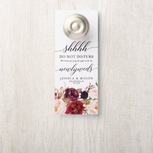 Affichette de porte Mariage de la Bourgogne russe 