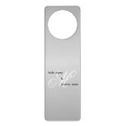 Mariage personnalisé Monogramme gris noir et blanc