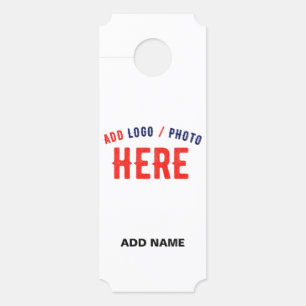 AFFICHETTE DE PORTE MARQUE BLANCHE MODERNE ET PERSONNALISABLE VÉRIFIÉE