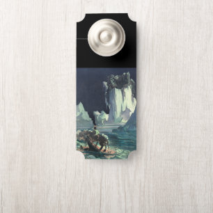 Affichette De Porte Mer des Sargasses Faucheur et naufrage du Titanic