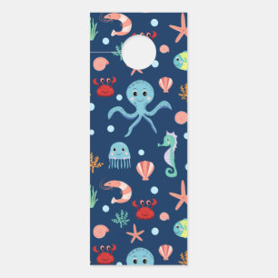 Affichette De Porte Monde marin