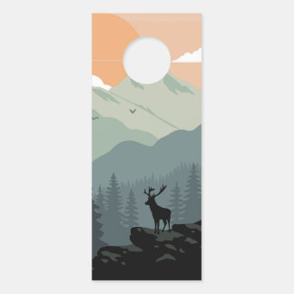 Affichette De Porte Montana Paysage Art Photos Vintages Ancienne esthé