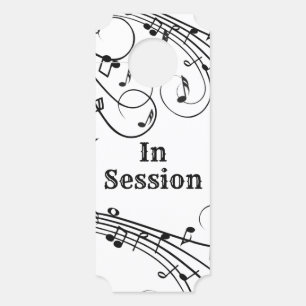 Affichette De Porte Musique de session