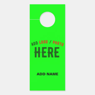 AFFICHETTE DE PORTE NEON VERT MODERNE ET ÉLÉGANT MARQUE VÉRIFIÉE