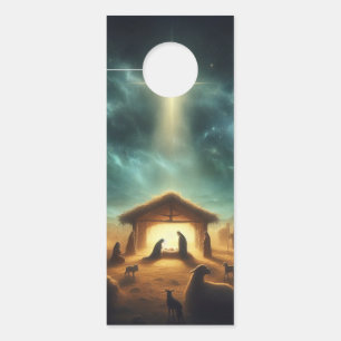 Affichette De Porte Noël/Nativité/Jésus
