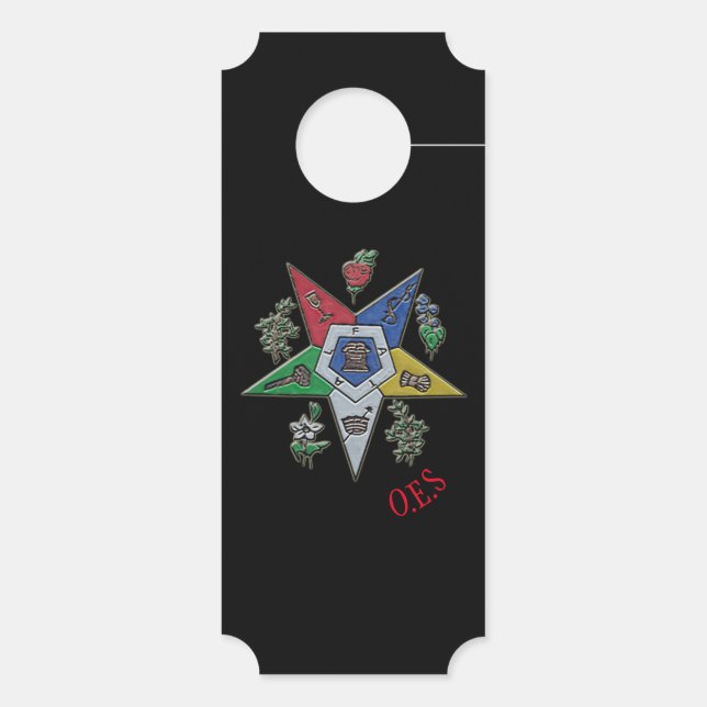 Affichette De Porte Ordre De L'Étoile Orientale (Dos)