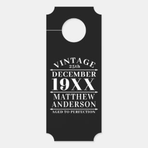 Affichette De Porte Personnalisé Vintage à la perfection
