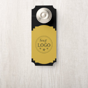 Affichette De Porte Porte à double face avec code et logo QR