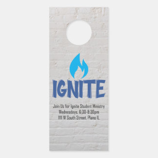 Affichette De Porte Porte-clés Ignite