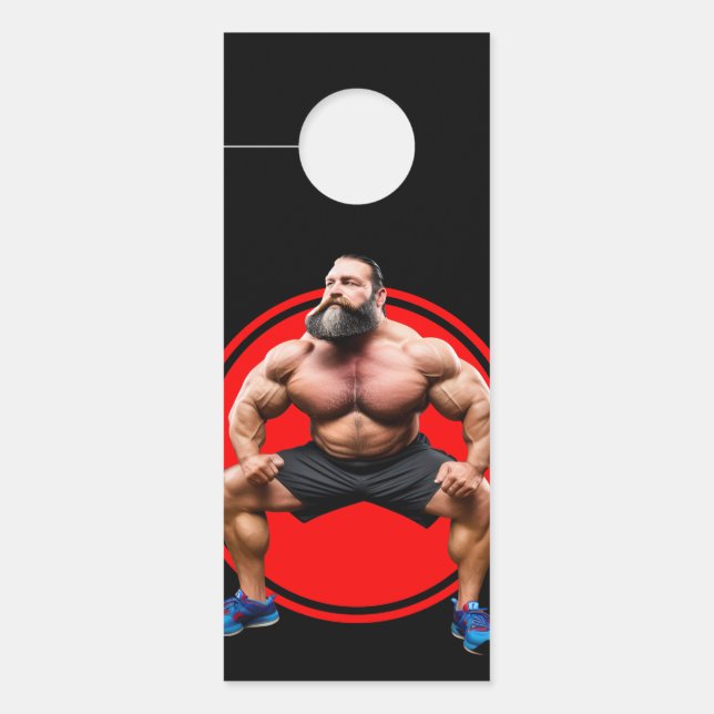 Affichette De Porte Porté Musculaire (Devant)