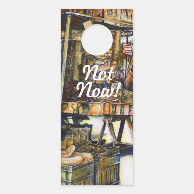 Affichette De Porte Rend la créativité plus éclatante (Devant)