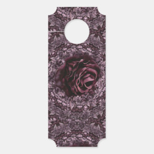 Affichette De Porte Rose Mandala