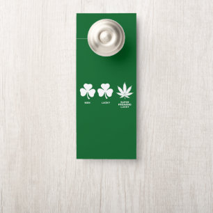 Affichette De Porte Saint Patricks Funny Party pour les gars