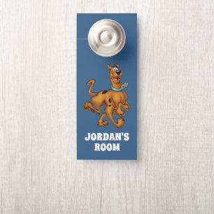 Affichette De Porte Scooby-Doo Joyeuse Marche Ajouter Votre Nom