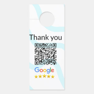 Affichette De Porte Simple minimum q r code ajouter logo code d'analys