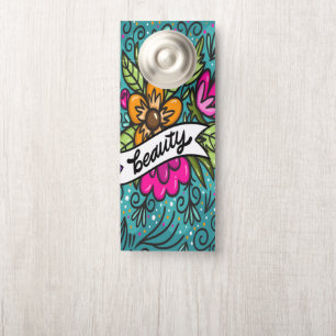Affichette De Porte Typographie, Style Vintage, Ambiance Rétro, Aquare