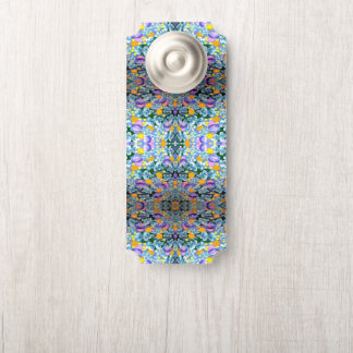 Affichette De Porte Violets Et Lampes