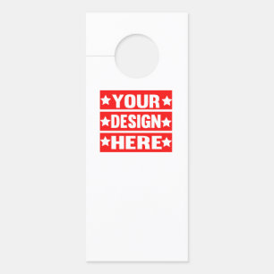 Affichette De Porte Votre conception ici personnalisée