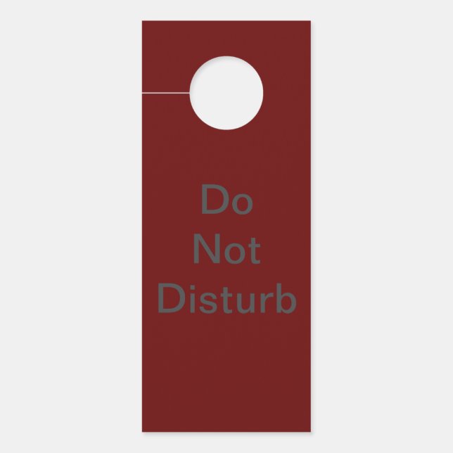 Affichettes de porte imprimés — Bienvenue à la mai (Devant)