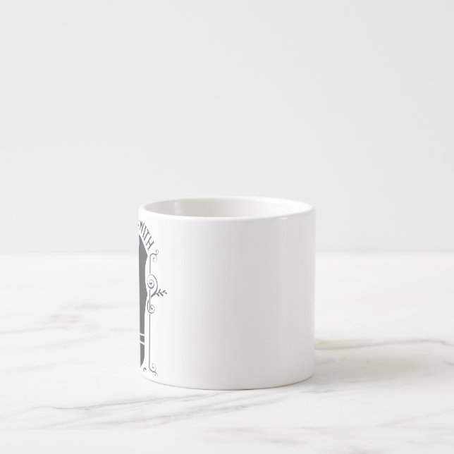 Affiliated With The Hustlers Espresso Cup (Front)