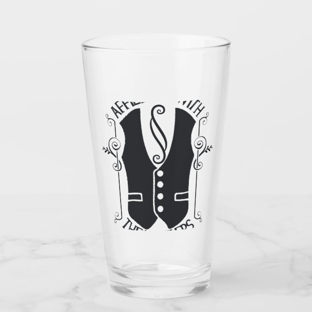 Affiliated With The Hustlers Glass (Front)