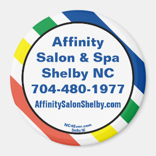 Affinity Salon & Spa Refrigerator Magnet