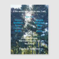 Affirm & Encourage Magnetic Greeting Card