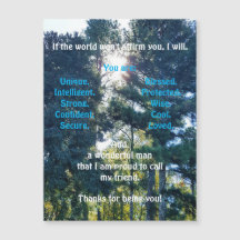 Affirm & Encourage Magnetic Greeting Card