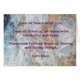 Affirmation Card for the Healing of Neck Pain