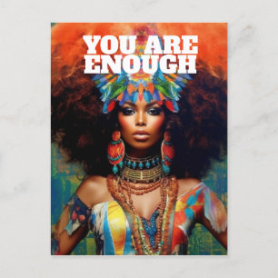 Affirmation Card Psychedelic African American 