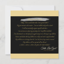 Affirmation for Moms - single note Card